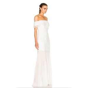 Self-Portrait Off-the-Shoulder Guipure Lace Bridal
